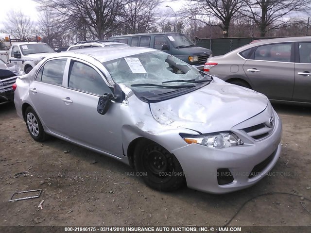 5YFBU4EE9DP189798 - 2013 TOYOTA COROLLA S/LE SILVER photo 1