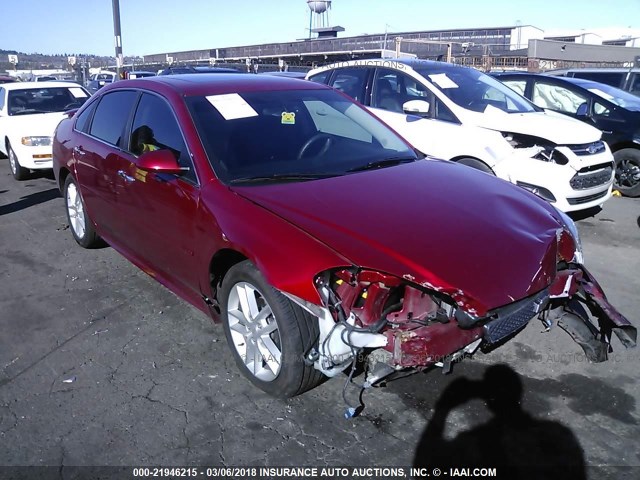 2G1WC5E37F1133054 - 2015 CHEVROLET IMPALA LIMITED LTZ RED photo 1