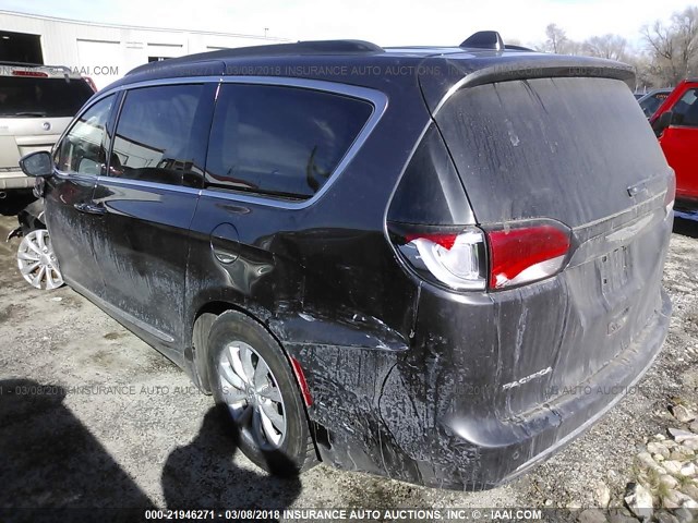 2C4RC1BG4HR704315 - 2017 CHRYSLER PACIFICA TOURING L ნაცრისფერი ფოტო 3