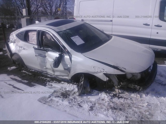 5J6TF2H50DL004894 - 2013 HONDA CROSSTOUR EXL თეთრი ფოტო 1