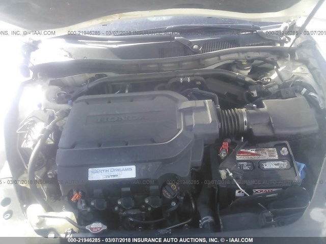 5J6TF2H50DL004894 - 2013 HONDA CROSSTOUR EXL თეთრი ფოტო 10