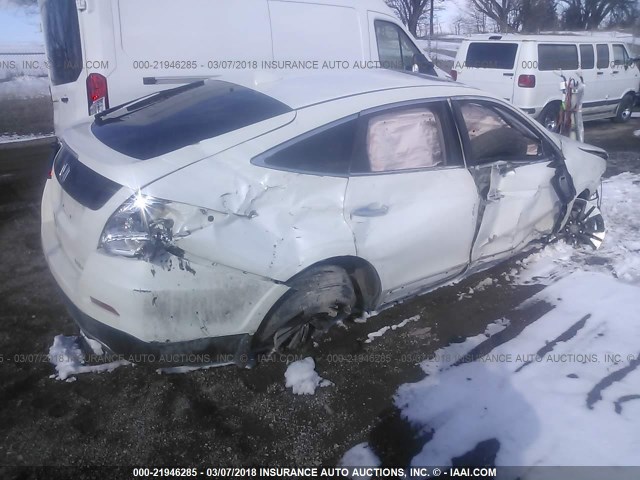 5J6TF2H50DL004894 - 2013 HONDA CROSSTOUR EXL თეთრი ფოტო 4