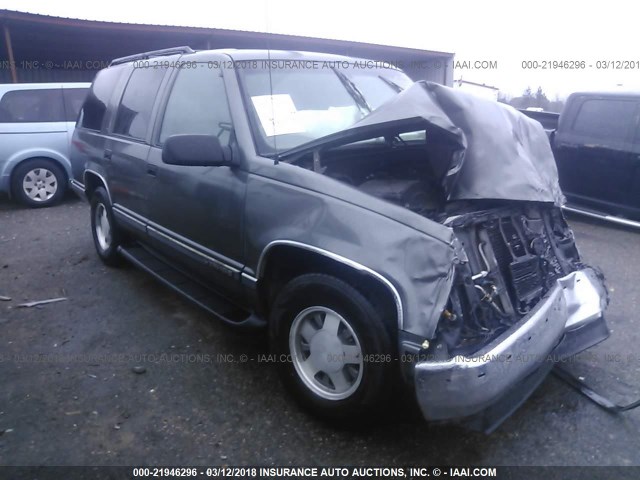 1GNEC13R5XJ416120 - 1999 CHEVROLET TAHOE C1500 GRAY photo 1