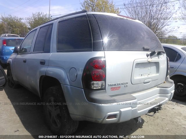 1GNDT13S872270353 - 2007 CHEVROLET TRAILBLAZER LS/LT SILVER photo 3