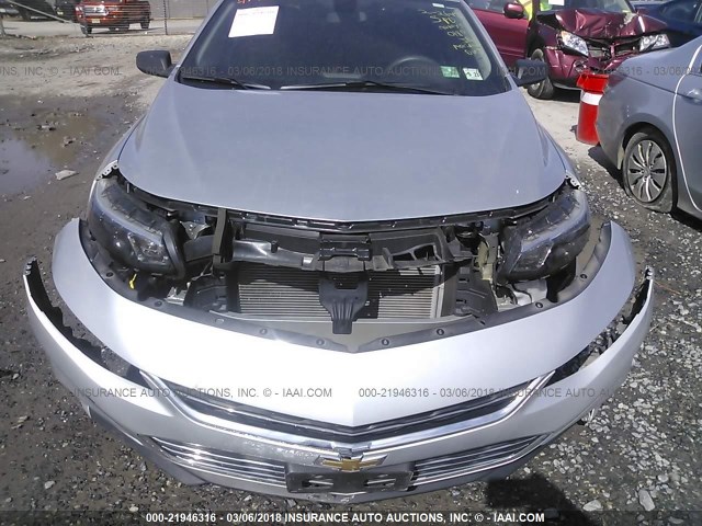 1G1ZB5ST2GF284950 - 2016 CHEVROLET MALIBU LS 银色 照片 6