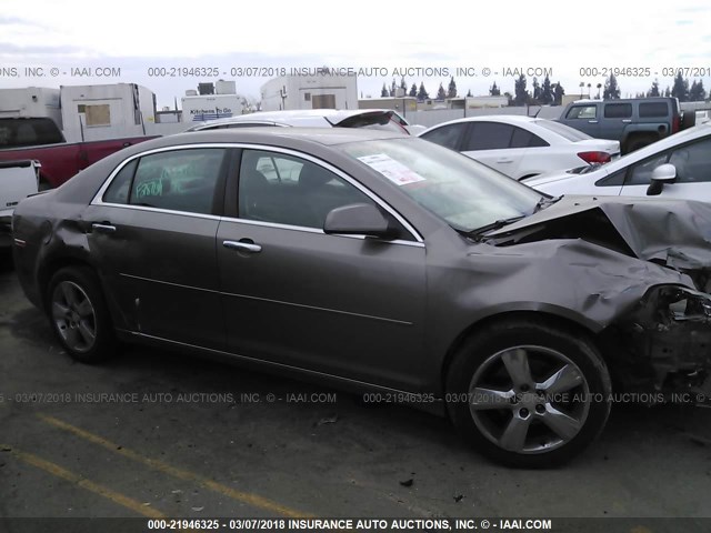 1G1ZD5E00CF287139 - 2012 CHEVROLET MALIBU 2LT BROWN photo 1