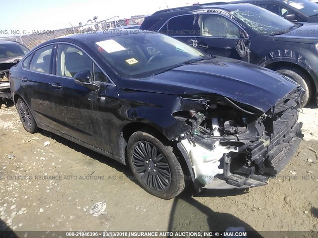 3FA6P0LU7FR182475 - 2015 FORD FUSION SE HYBRID BLACK photo 1