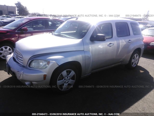 3GNDA13D07S619002 - 2007 CHEVROLET HHR LS SILVER photo 2