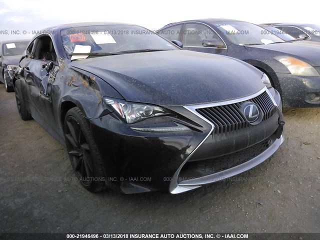 JTHHE5BC3F5003686 - 2015 LEXUS RC 350 BLACK photo 1