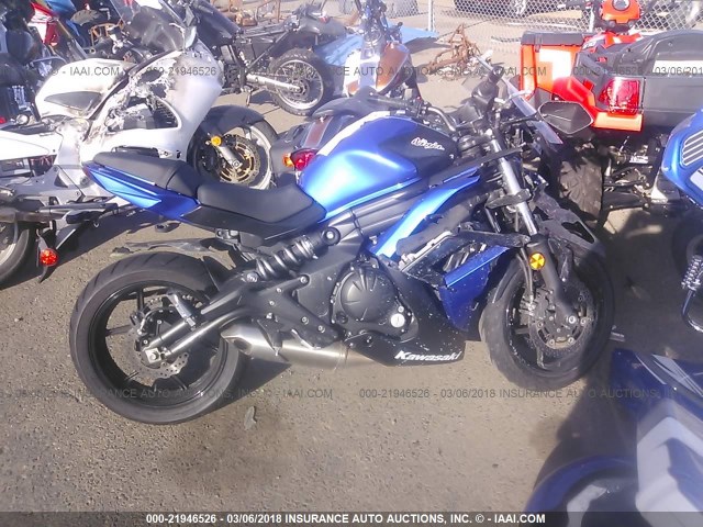 JKAEXEE1XDDA12183 - 2013 KAWASAKI EX650 E BLUE photo 8