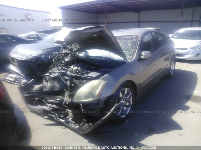 1N4BA41EX4C829014 - 2004 NISSAN MAXIMA SE/SL GRAY photo 2