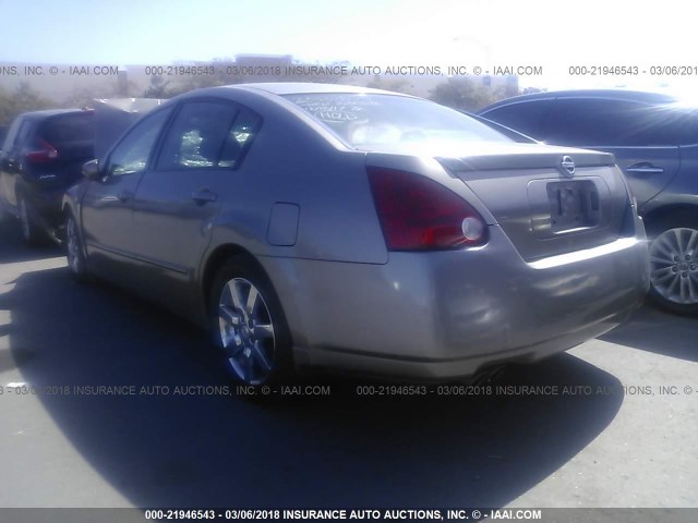 1N4BA41EX4C829014 - 2004 NISSAN MAXIMA SE/SL GRAY photo 3