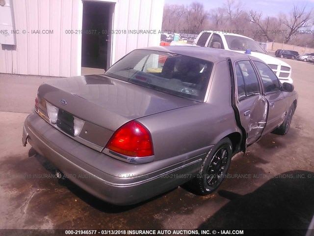 2FAFP74W33X204039 - 2003 FORD CROWN VICTORIA LX BEIGE photo 4