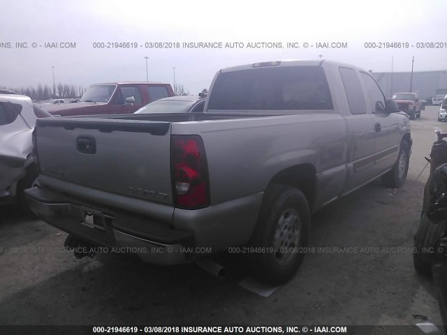 2GCEC19V531359869 - 2003 CHEVROLET SILVERADO C1500 SILVER photo 4