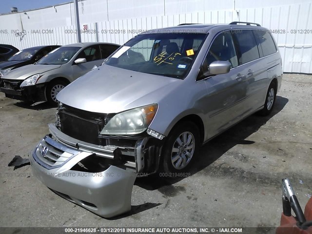 5FNRL38608B406687 - 2008 HONDA ODYSSEY EXL ვერცხლისფერი ფოტო 2