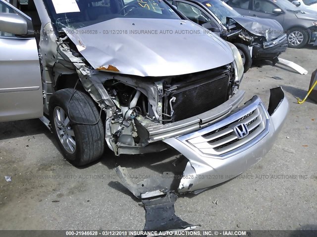 5FNRL38608B406687 - 2008 HONDA ODYSSEY EXL ვერცხლისფერი ფოტო 6