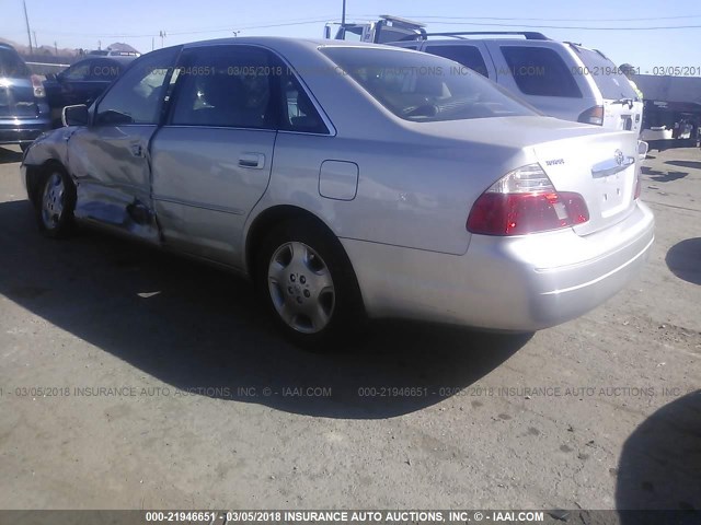 4T1BF28B94U363447 - 2004 TOYOTA AVALON XL/XLS SILVER photo 3