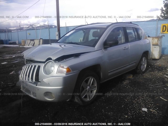 1J4NF4FB5AD589331 - 2010 JEEP COMPASS SPORT SILVER photo 2