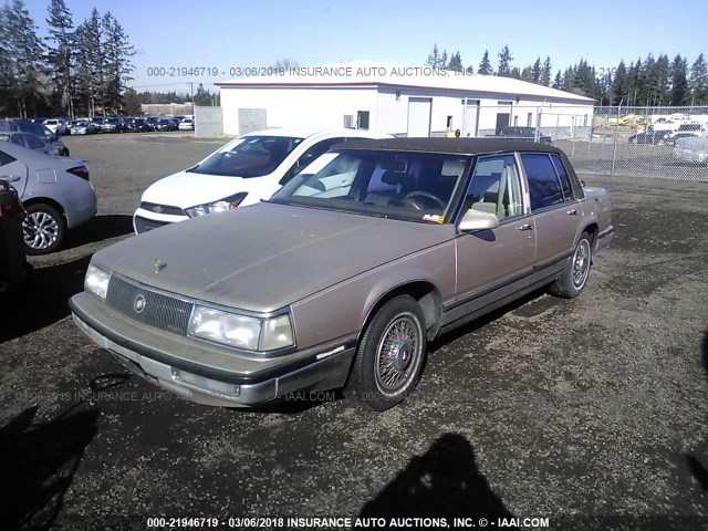 1G4CW54C5K1665840 - 1989 BUICK ELECTRA PARK AVENUE BEIGE photo 2