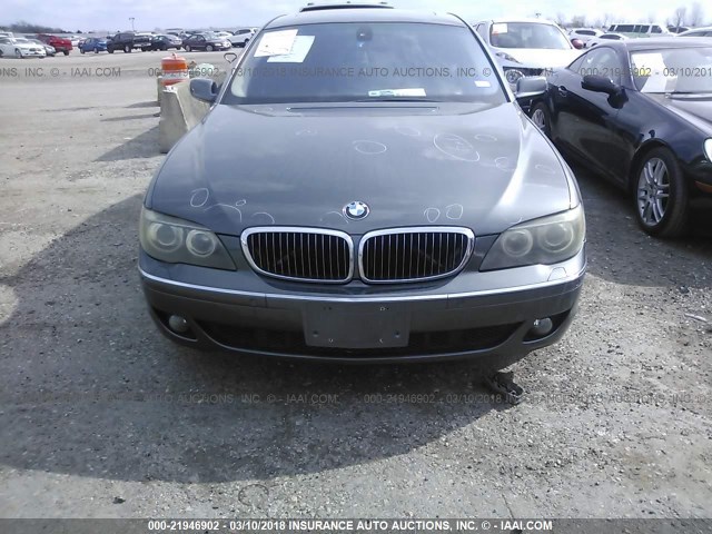 WBAHL83536DT00548 - 2006 BMW 750 I BLACK photo 6