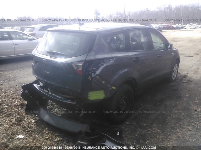 1FMCU0F73HUC35675 - 2017 FORD ESCAPE S GRAY photo 4