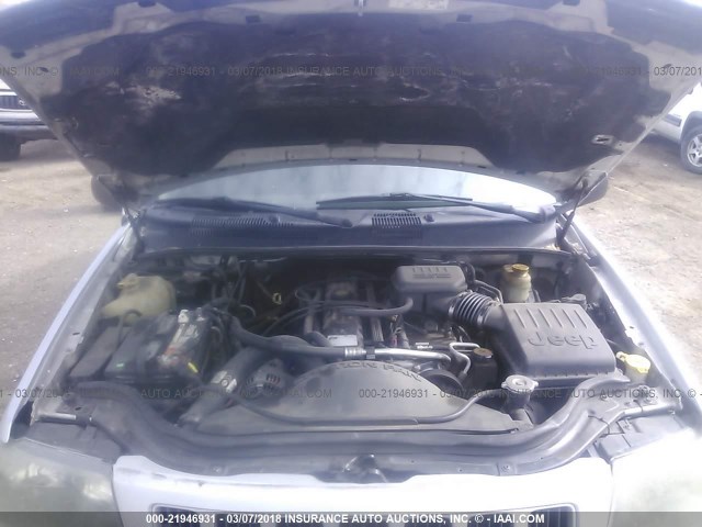 1J4GW48S54C426145 - 2004 JEEP GRAND CHEROKEE LAREDO/COLUMBIA/FREEDOM 银色 照片 10