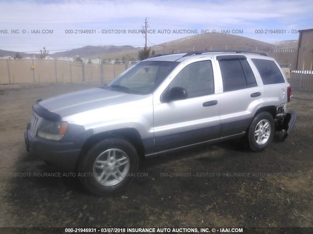 1J4GW48S54C426145 - 2004 JEEP GRAND CHEROKEE LAREDO/COLUMBIA/FREEDOM 银色 照片 2
