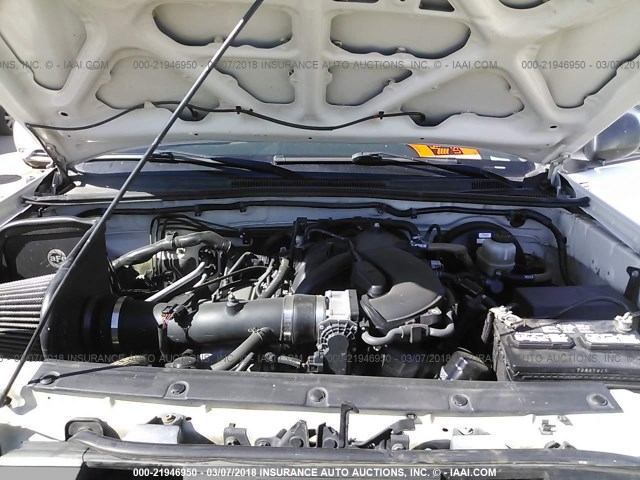 5TEUU42N79Z604969 - 2009 TOYOTA TACOMA ACCESS CAB Ақ фото 10