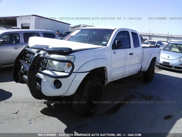 5TEUU42N79Z604969 - 2009 TOYOTA TACOMA ACCESS CAB Ақ фото 2