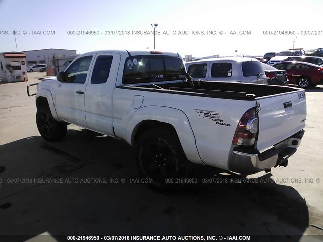 5TEUU42N79Z604969 - 2009 TOYOTA TACOMA ACCESS CAB Ақ фото 3