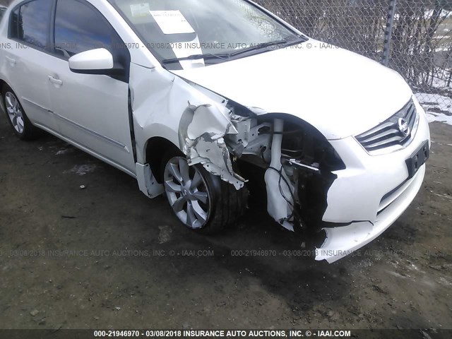 3N1AB6AP4AL668999 - 2010 NISSAN SENTRA 2.0/2.0S/SR/2.0SL WHITE photo 6