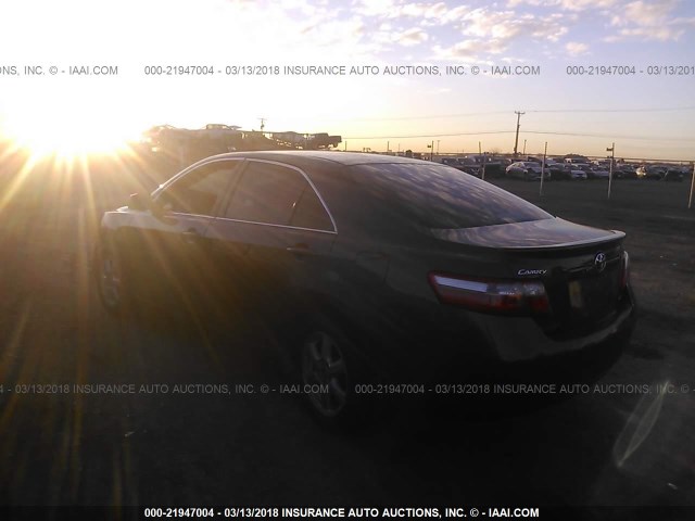 4T1BE46K69U398486 - 2009 TOYOTA CAMRY SE/LE/XLE BLACK photo 3