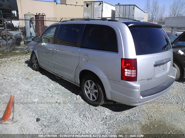 2A8HR54P98R795833 - 2008 CHRYSLER TOWN & COUNTRY TOURING SILVER photo 3