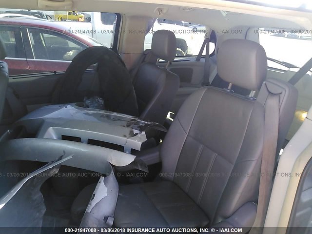 2A8HR54P98R795833 - 2008 CHRYSLER TOWN & COUNTRY TOURING SILVER photo 8