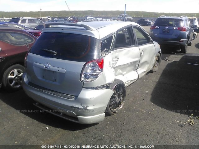 2T1KY38E03C005440 - 2003 TOYOTA COROLLA MATRIX XRS SILVER photo 4