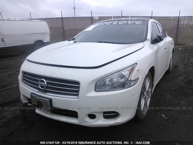 1N4AA51E89C858889 - 2009 NISSAN MAXIMA S/SV WHITE photo 6