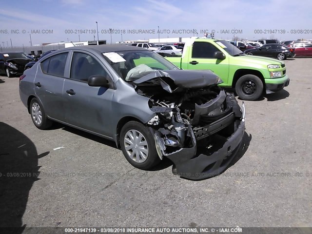 3N1CN7AP7CL918275 - 2012 NISSAN VERSA S/SV/SL GRAY photo 1