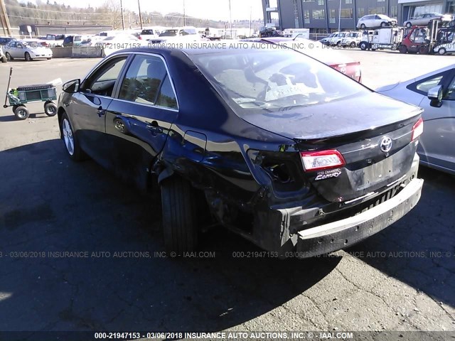 4T1BF1FK5CU092351 - 2012 TOYOTA CAMRY SE/LE/XLE შავი ფოტო 3