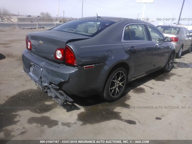 1G1ZG57B084201403 - 2008 CHEVROLET MALIBU LS 灰色 照片 4