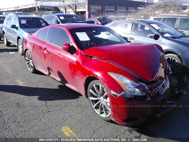 JNKCV64E18M130041 - 2008 INFINITI G37 JOURNEY/SPORT RED photo 1