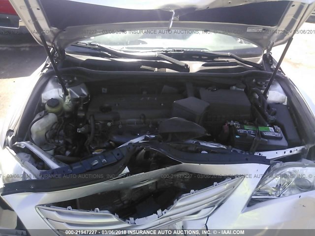 4T4BE46K99R101801 - 2009 TOYOTA CAMRY SE/LE/XLE SILVER photo 10