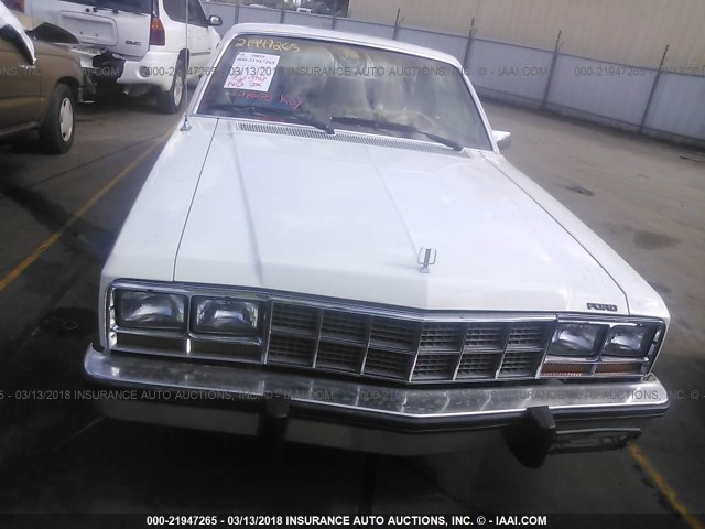 9K93T243399 - 1979 FORD FAIRMONT WHITE photo 6