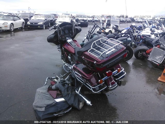 1HD1FCW322Y631390 - 2002 HARLEY-DAVIDSON FLHTCUI BURGUNDY photo 3