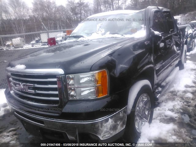 1GTR2VE79CZ196119 - 2012 GMC SIERRA K1500 SLE BLACK photo 2