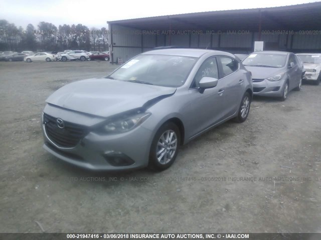 3MZBM1L76FM164545 - 2015 MAZDA 3 TOURING SILVER photo 2