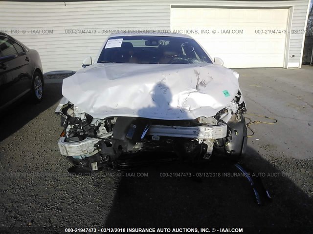 3LN6L5MU3HR631506 - 2017 LINCOLN MKZ HYBRID RESERVE WHITE photo 6