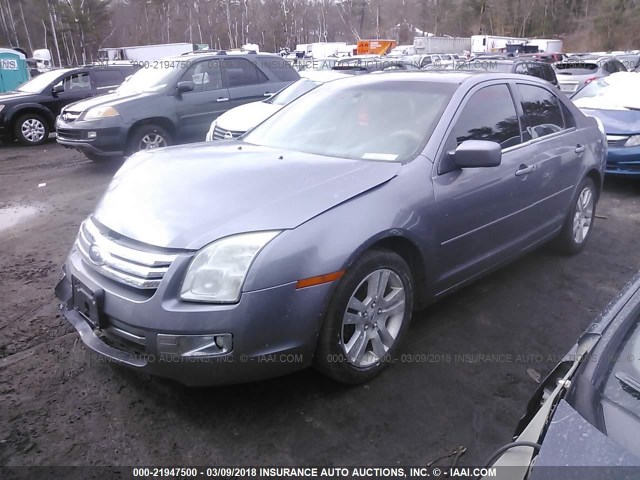 3FAFP08136R215860 - 2006 FORD FUSION SEL GRAY photo 2
