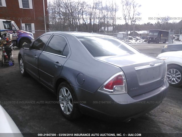 3FAFP08136R215860 - 2006 FORD FUSION SEL GRAY photo 3