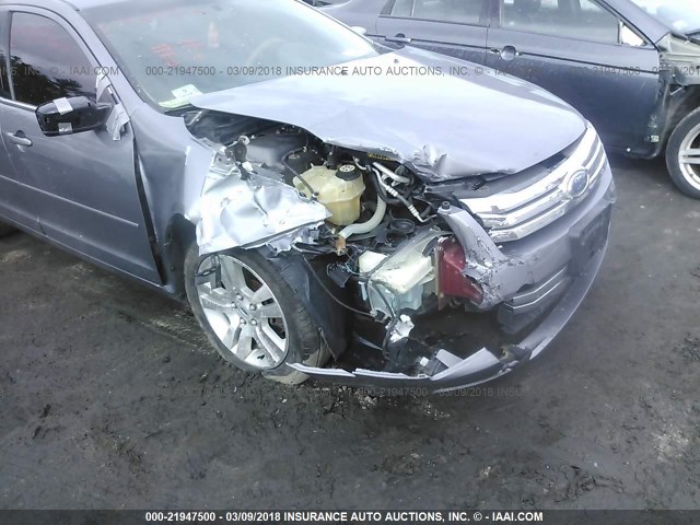 3FAFP08136R215860 - 2006 FORD FUSION SEL GRAY photo 6