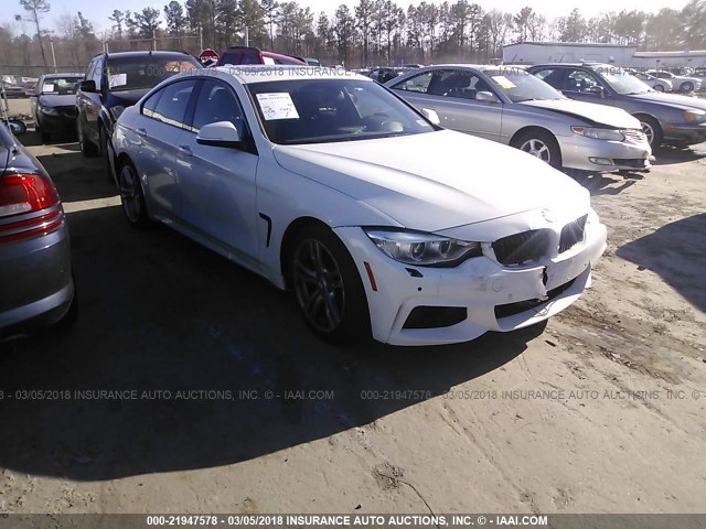 WBA4A5C53FD410020 - 2015 BMW 428 I/GRAN COUPE WHITE photo 1